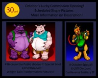 Commission Shedule - October 2017