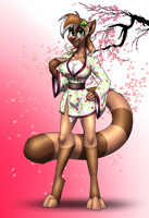 Kimono tanuki Cynthia