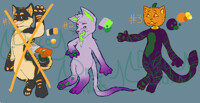 Halloween adopts!!! $5 each! (1/3 open!)