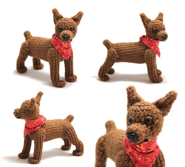 Miniature pinscher plush sale