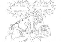 Inktober 2017 1 - Ways to slaughter