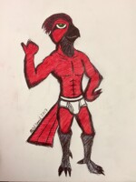 Cardinal Sin (Inktober 3rd 2017)