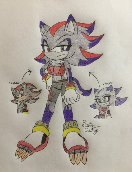 The Amazing Shadow the hedgehog - This is Me, and Silver fused together ~ Shadow