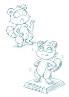 Petrified Tanuki