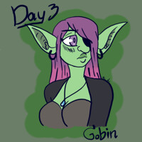 Monster girl challenge day 3: Goblin