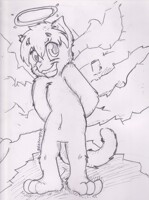 Inktober day 8 "Crooked"