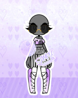 Adopt | Pastel Goth Oufit - $7