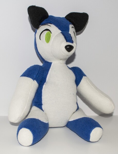 Blue Wolf Teddy Bear for Sale by CrashCourseMaster -- Fur Affinity [dot ...