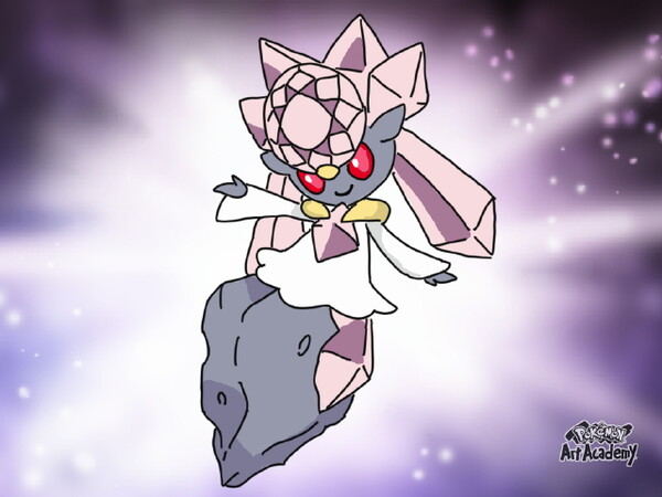 pokemon #anime #diancie - 蒂 安 希 Mega, HD Png Download , Transparent Png  Image - PNGitem