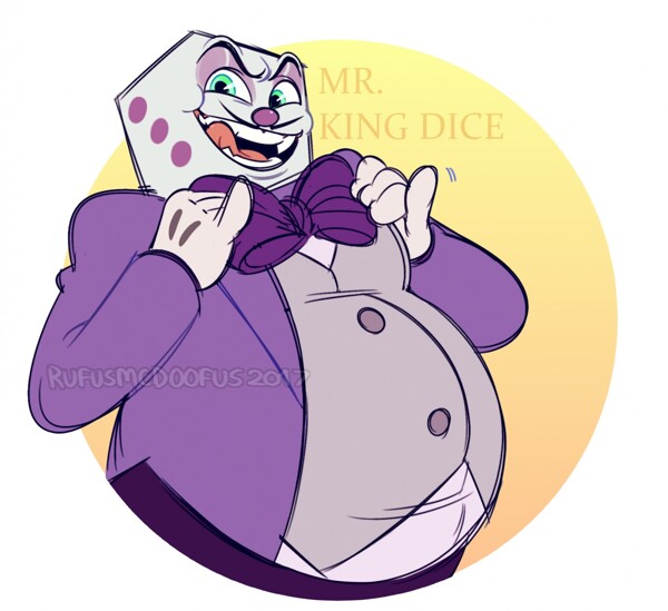 Cuphead - King Dice Clothed Studies by reekori -- Fur Affinity [dot] net