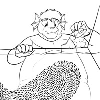 Inktober : Teeming : Cole and Teta Fish