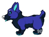 Lunar Corgi Doodle