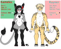 Reference Sheet - Kameko & Rayner