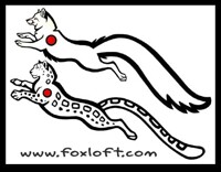 tribal ferret tattoo