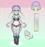 C: Pastel Goth Bunny