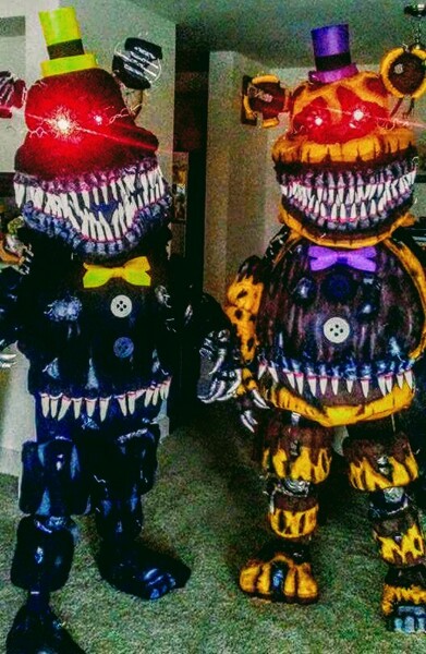 Five Nights at Freddy's and Nightmare Fred Bear Costume