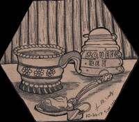 Hive Mind Tile - Tea Time With Honey