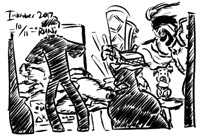 Inktober 10/11 "Run"