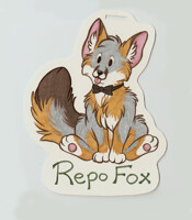 My oldest badge, which I still wear in every con