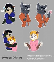 New Telegram Stickers set ! :3