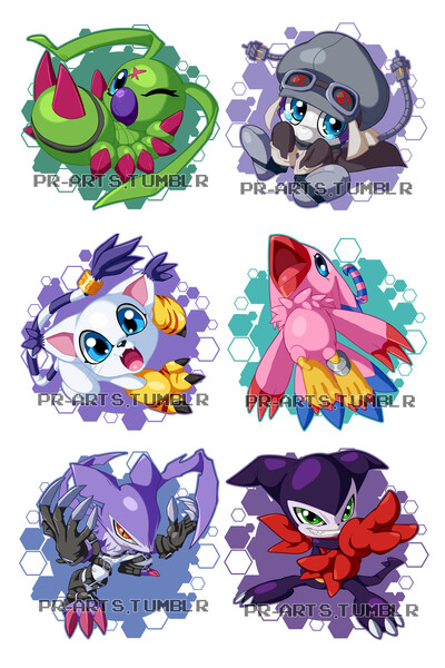 Digimons Batch45: setprice 0/6 OPEN by pikachim -- Fur Affinity