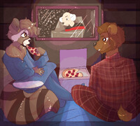 Movie Night - Commission