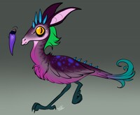 Horse-Bird Monster Adopt: CLOSED