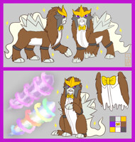 [c] Tuxedo Entei Reference Sheet