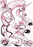 Commission by Black Lory: Radical Roses