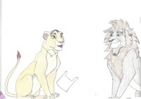 Kairi turns into a Lion 3/4