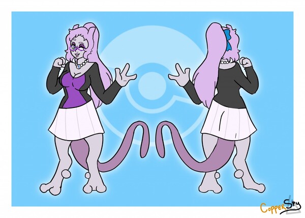 [Custom] Miss Mewtwo by CopperGoblin -- Fur Affinity [dot] net