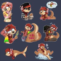 Tushkin Sticker Compilation #1 by Lemur2003