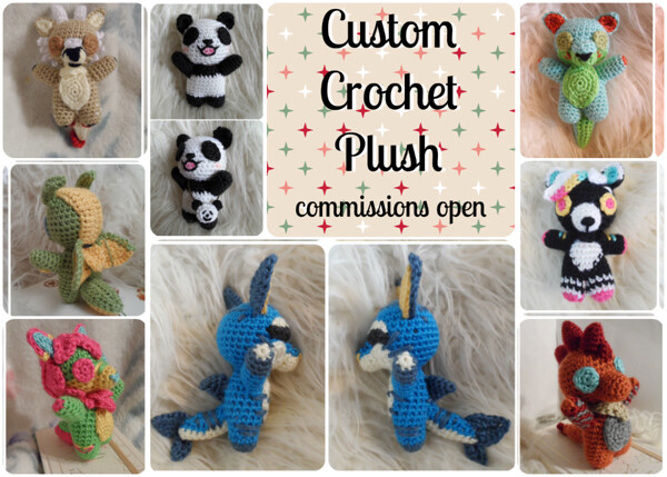 fursona plush commissions