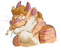 Commission by Redra - Rodent slurped up