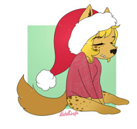 Christmas Chibi - Woodsie13