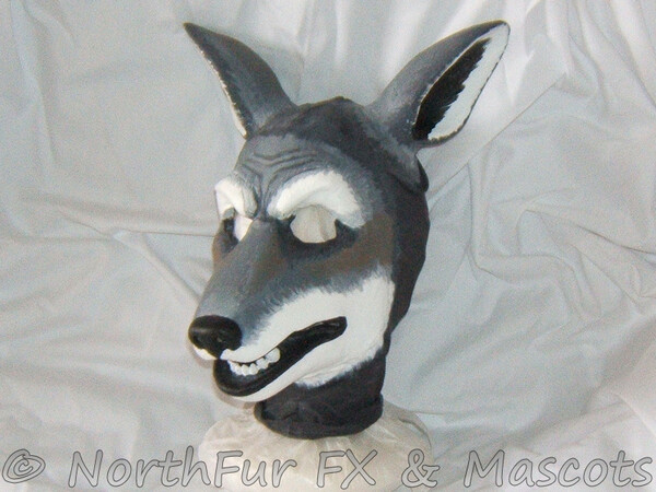 Charcoal Coloration Wolf Mask (HANDMADE) by FoxxyFurends -- Fur Affinity  [dot] net