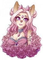 Bunneh-kins Roses Bustshot