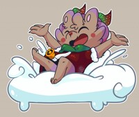 Sticker - Playing in the snow