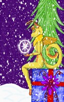 Yule Star (with snow)