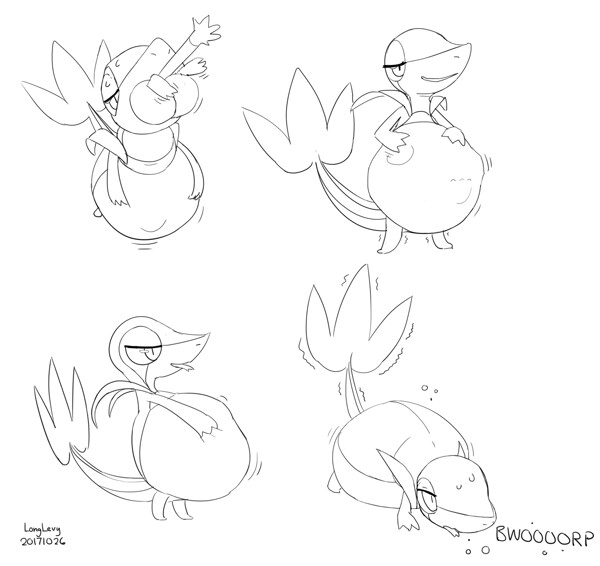 Snivy Vore by LongLevy -- Fur Affinity [dot] net