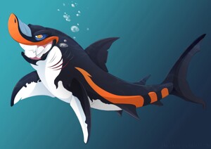 fantasy shark by Schmuseleopard -- Fur Affinity [dot] net