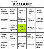 Are You a Dragon? (the bingo)