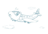 Tanuki Airplane