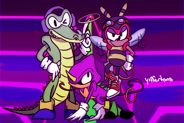 Team Chaotix (Sonic Ultima Universe) by Nexol13 -- Fur Affinity