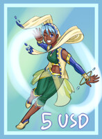 [SOLD] magical girl adopt 2 - oasis, 10 USD