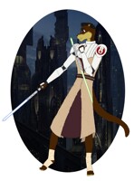 Jedi Gus (Flat Color)