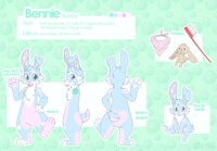 REFERENCE SHEET [ commission |  Bennie Bunny - Dearlydoo ]