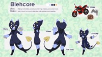 REFERENCE SHEET [ commission |  Ellehcore 7 - Dearlydoo ]