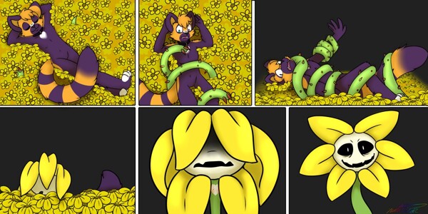 evil flowey (undertale)(icon)(my art) by furrylovedream -- Fur Affinity  [dot] net