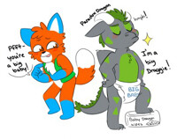 Teasing a silly big baby